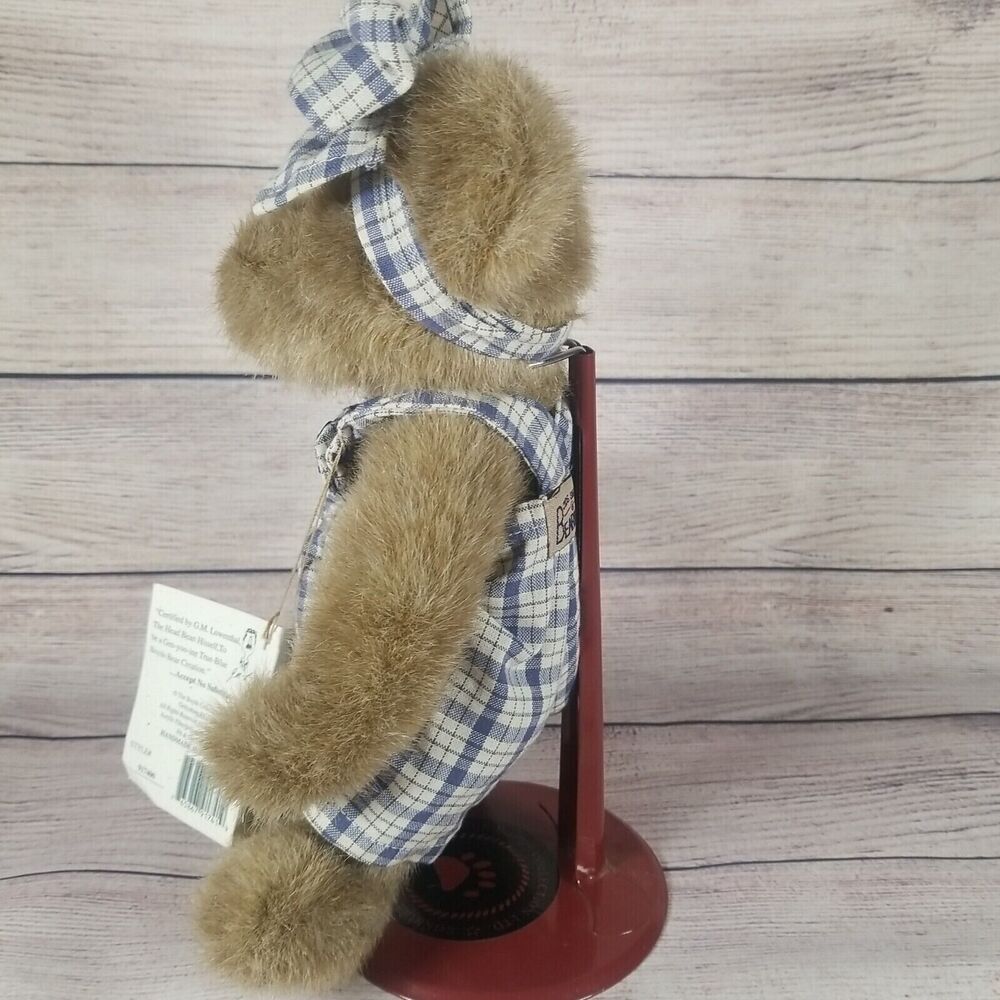 Boyd's Bears Brooke B Bearsley Plush Stuffed Fabric 10" Bear With Tags #917400 - Picture 8 of 16